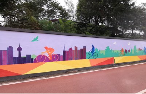  鄢陵墙体彩绘-围墙