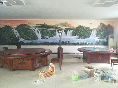  鄢陵墙绘-写实风景