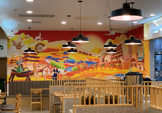  鄢陵商业空间彩绘介绍。