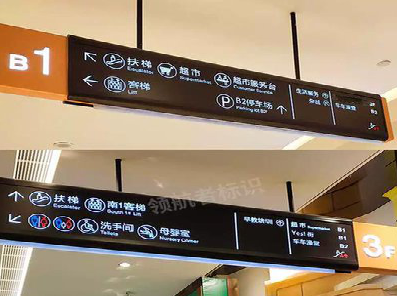  鄢陵如何通过商场标识牌引导客流分布？