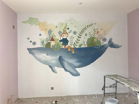 鄢陵手绘墙的特点及优势。